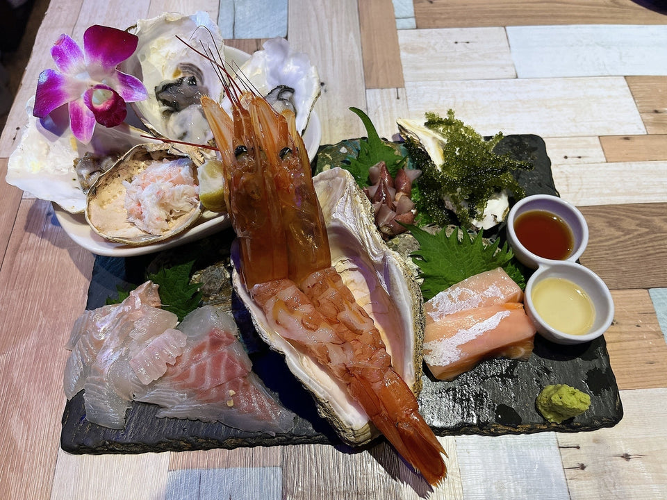 海ほたる 蛍池店の本日のお刺身盛り合わせ