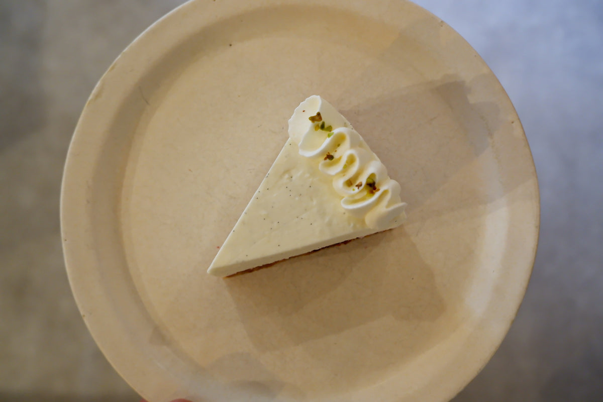 cafe inukshukのレアチーズケーキ