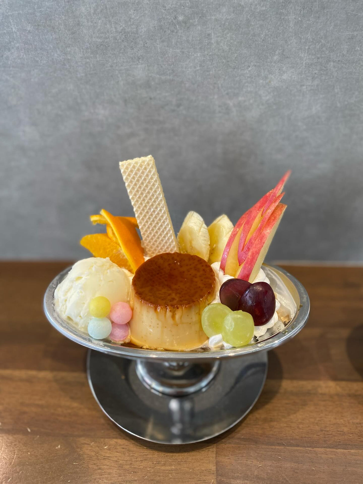 coco cafeのプリンアラモード