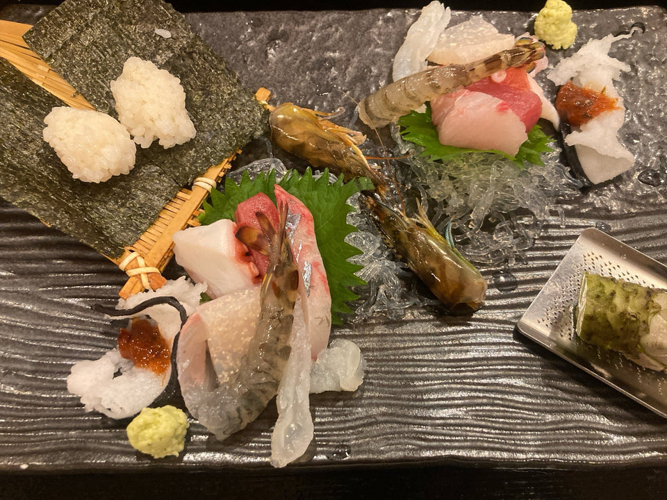 旬に居酒屋 心芽のお造り盛り合わせ