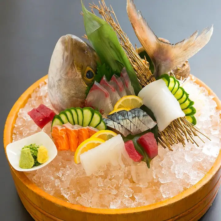 味処 和の魚介のお造りの盛り合わせ