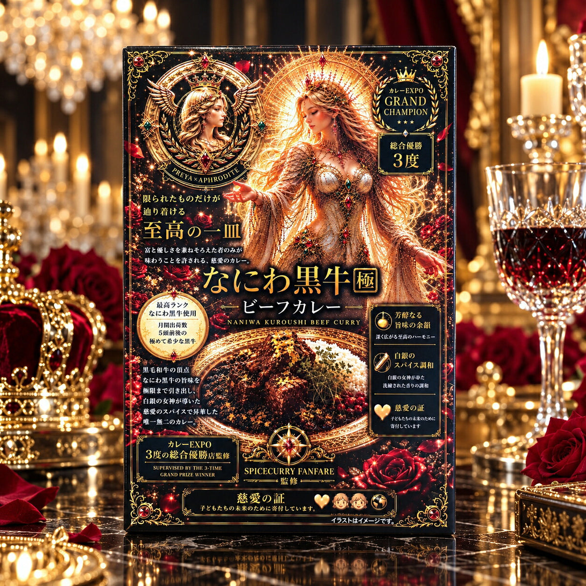 FANFARE なにわ黒牛 極 ビーフカレー 270g